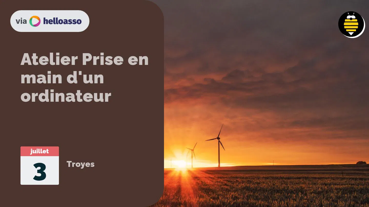 Atelier Prise en main d'un ordinateur