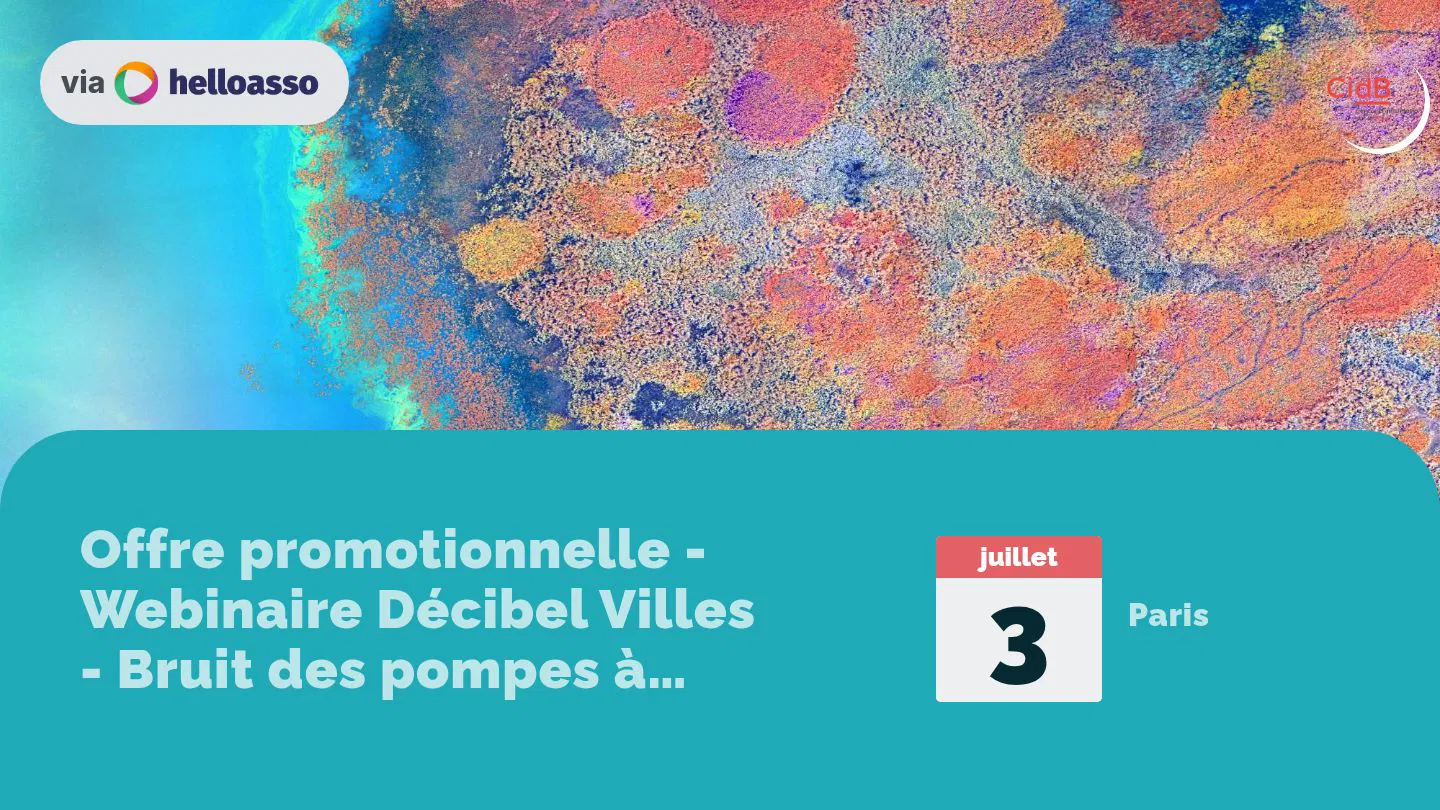 Offre promotionnelle - Webinaire Décibel Villes -  Bruit des pompes à chaleur 
