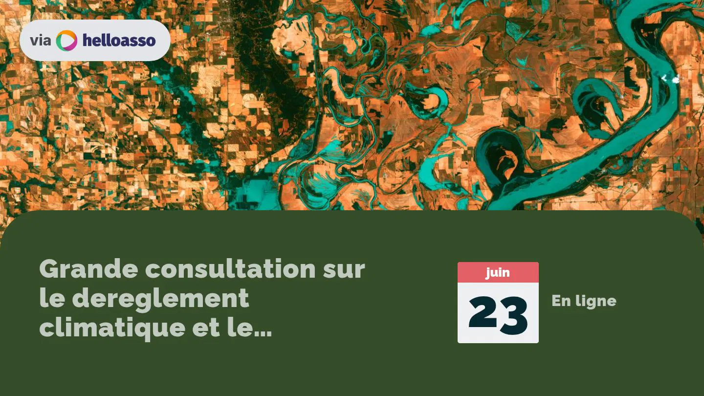 Grande consultation sur le dereglement climatique et le patrimoine