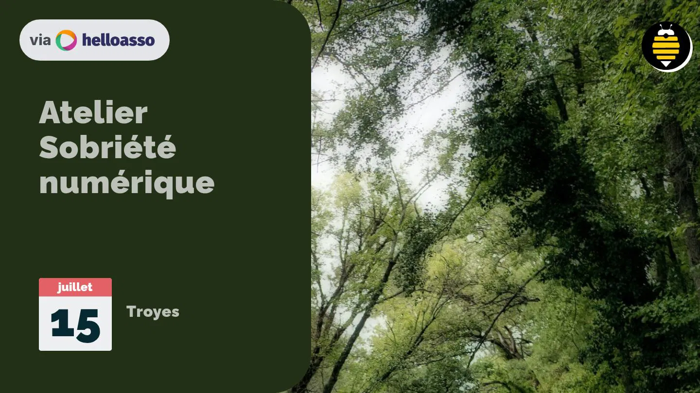 Atelier Sobriété numérique