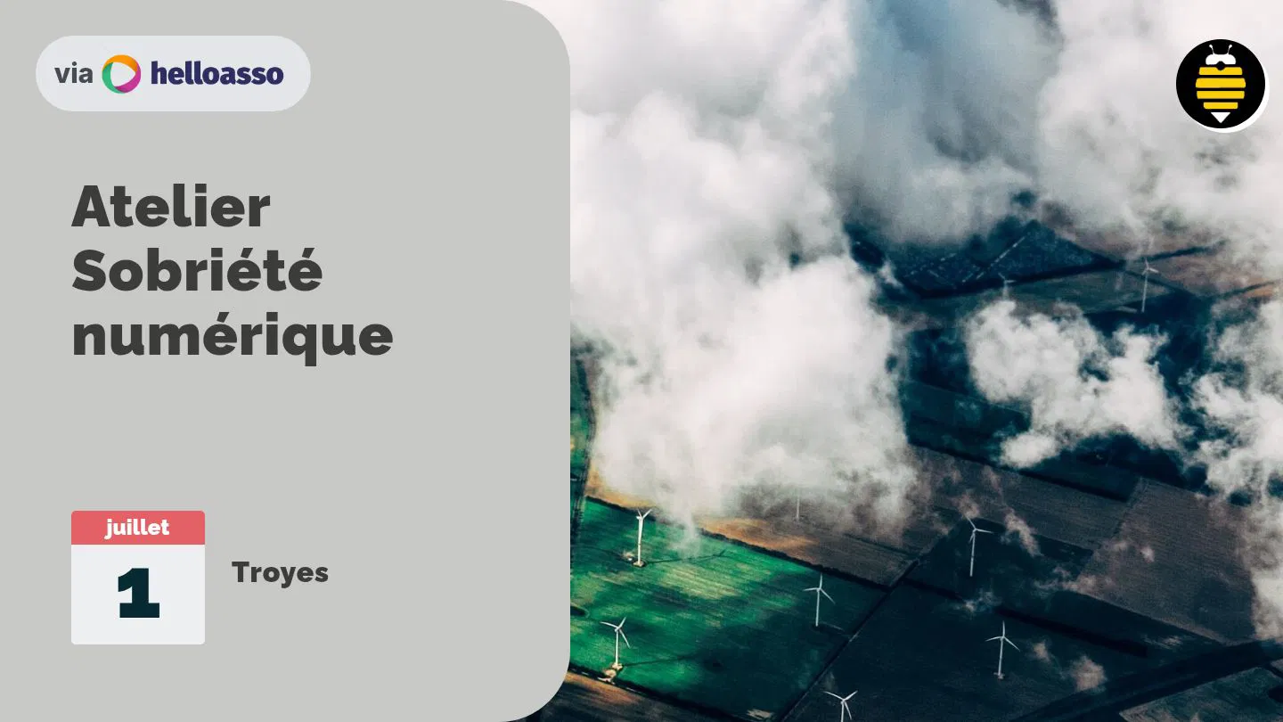 Atelier Sobriété numérique