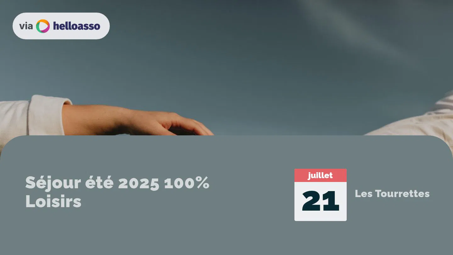 Séjour été 2025 100% Loisirs
