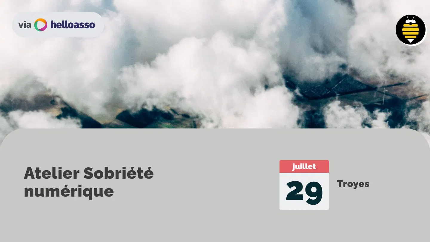 Atelier Sobriété numérique