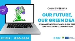 🌍 Save the Date: Webinar – Our Future, Our Green Deal