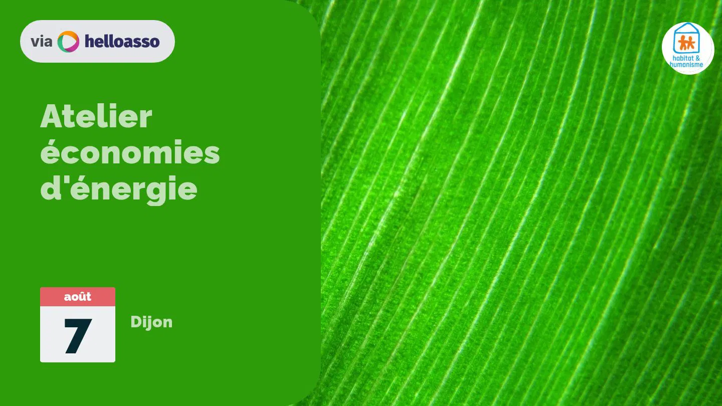 Atelier économies d'énergie