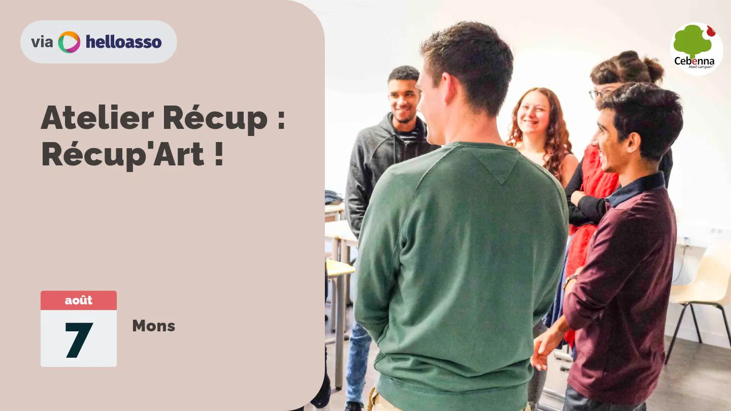 Atelier Récup : Récup'Art !