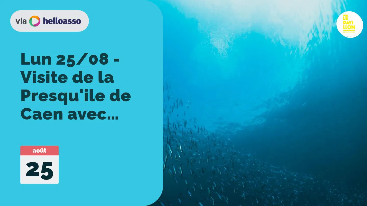 Lun 25/08 - Visite de la Presqu'ile de Caen avec Démosthène - Débordions