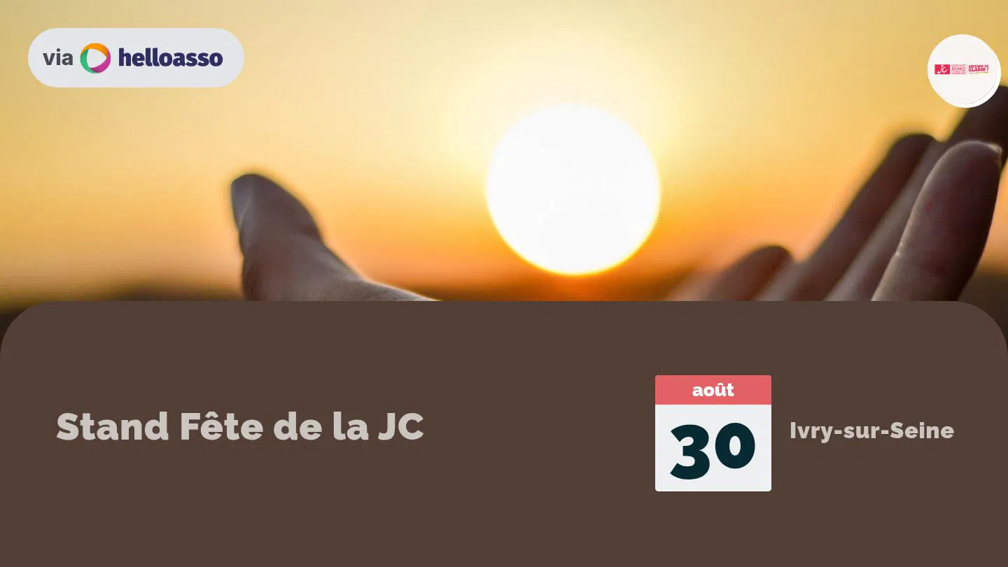 Stand Fête de la JC