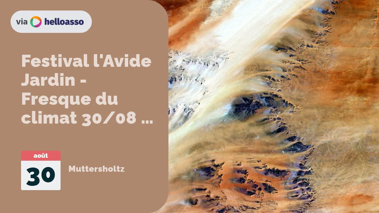 Festival l'Avide Jardin - Fresque du climat 30/08 à 10h00
