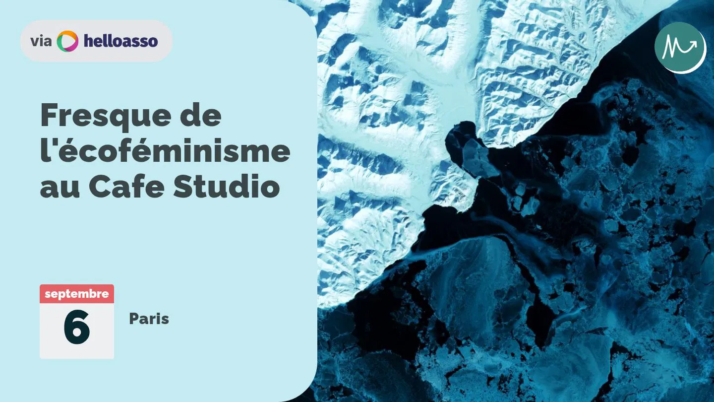 Fresque de l'écoféminisme au Cafe Studio
