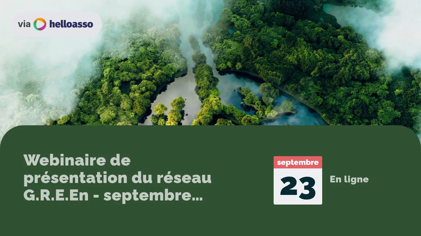 Webinaire de présentation du réseau G.R.E.En - septembre 2025