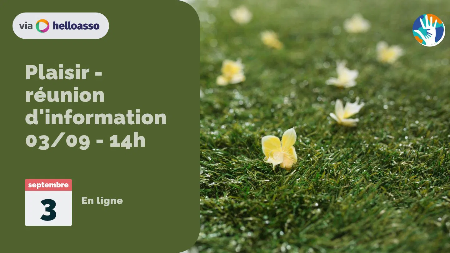 Plaisir - réunion d'information 03/09 - 14h