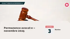 Permanence avocat·e – novembre 2025