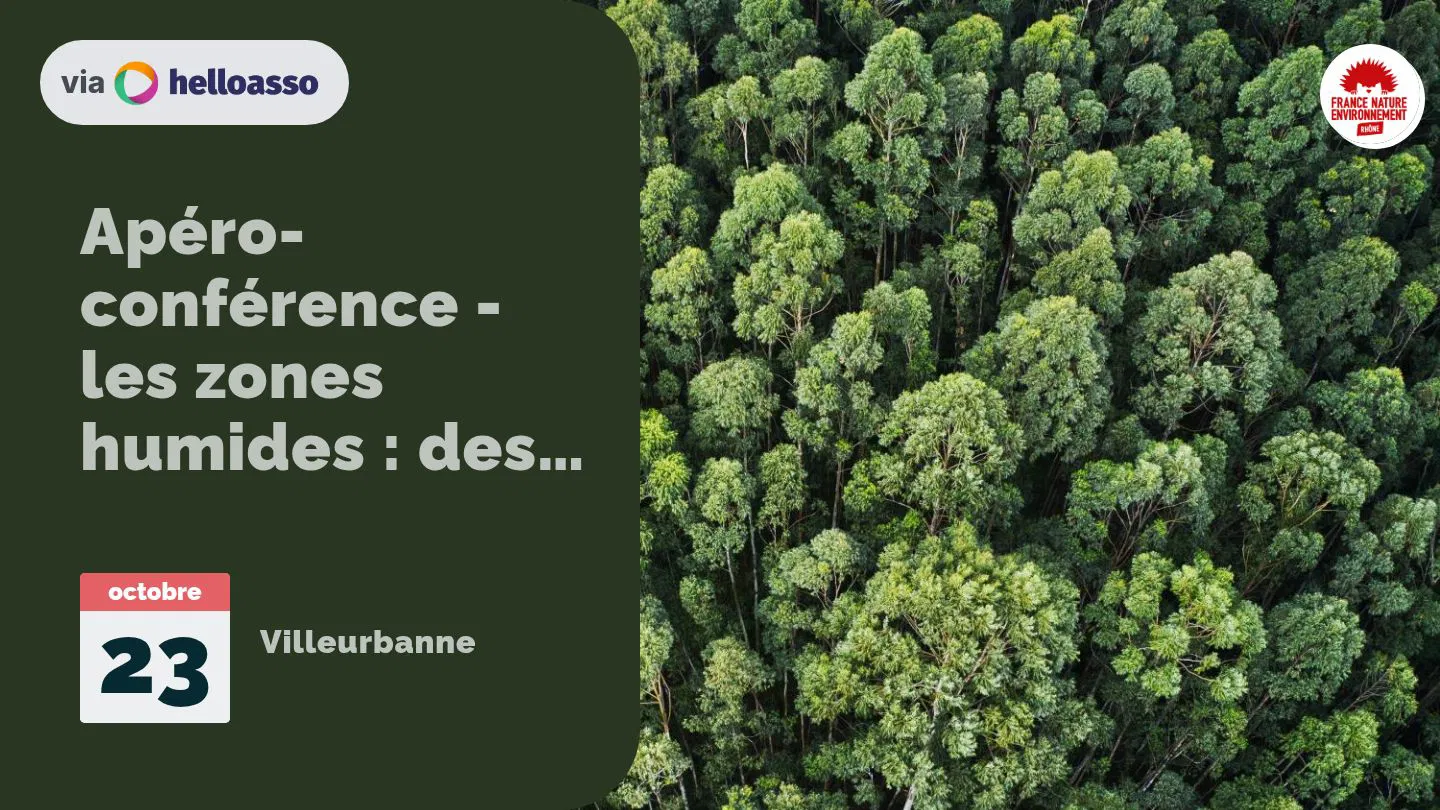 Apéro-conférence - les zones humides : des oasis de biodiversité méconnues 