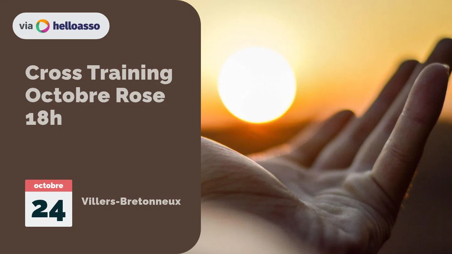 Cross Training Parents Enfants Octobre Rose 18h