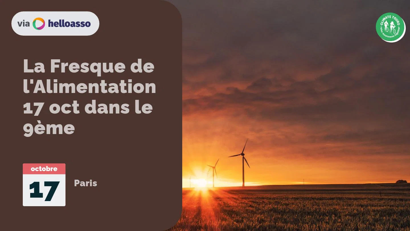 La Fresque de l'Alimentation 17 oct dans le 9ème