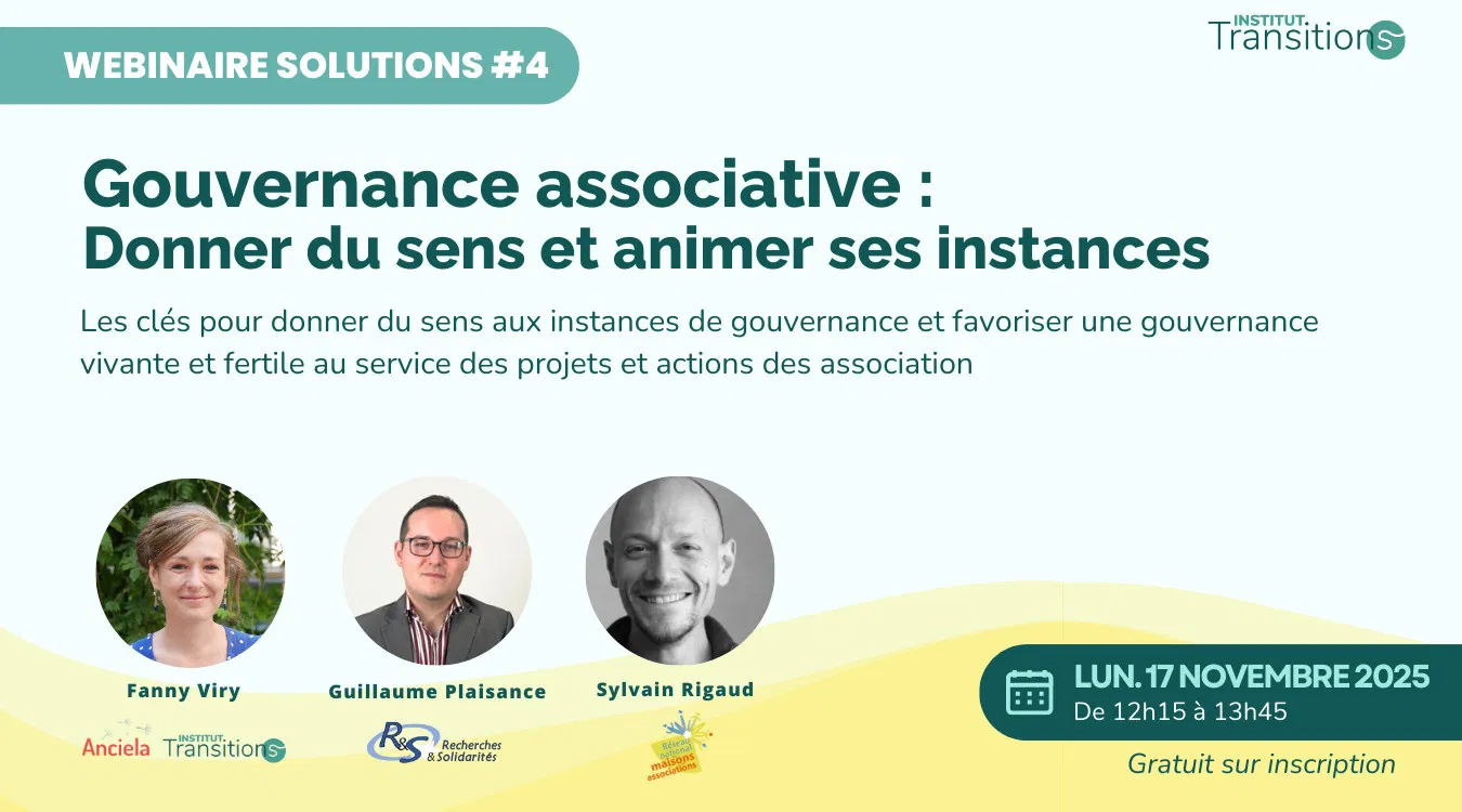 Gouvernance associative : donner du sens et animer ses instances