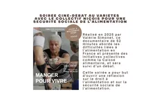 Soirée ciné-débat au Variétés avec le collectif niçois pour la sécurité sociale de l’alimentation