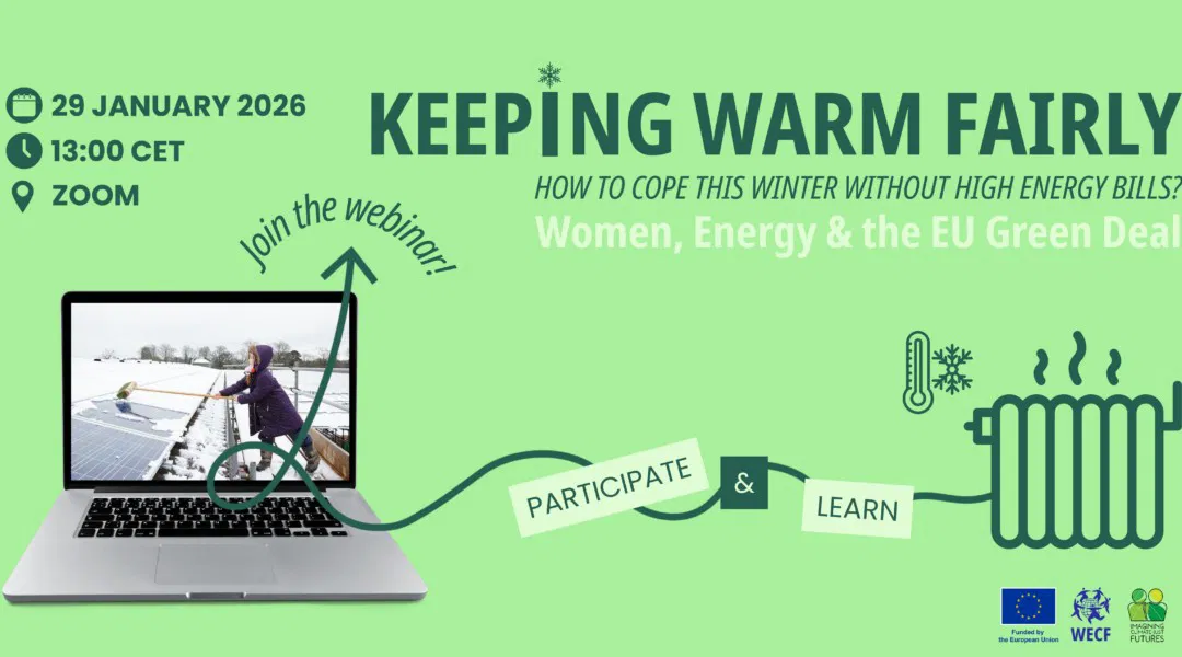 Interactive Online Workshop: Energy Poverty, Gender & the EU Green Deal January 29 @13:00-14:00 CET