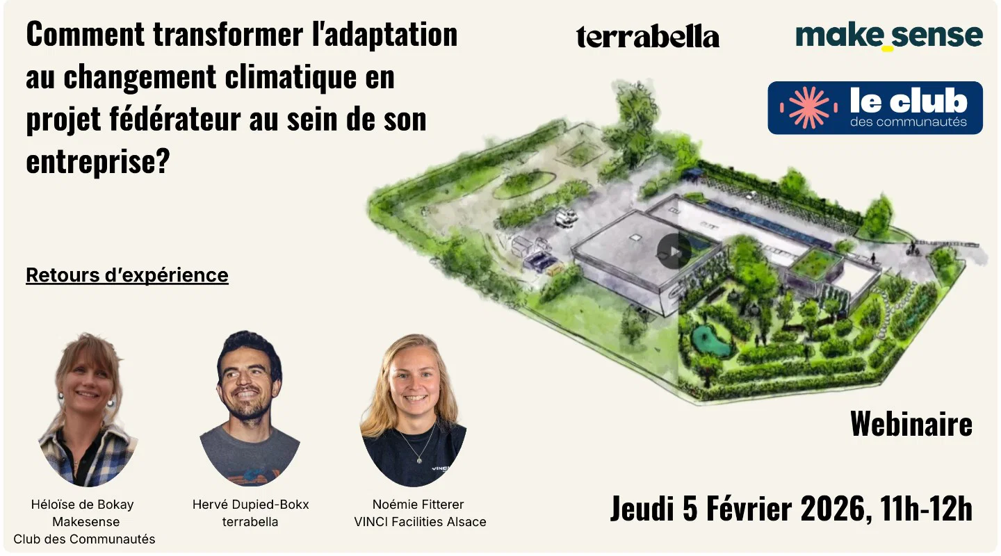 Comment transformer l'adaptation au changement climatique en projet fédérateur au sein de son entreprise ?