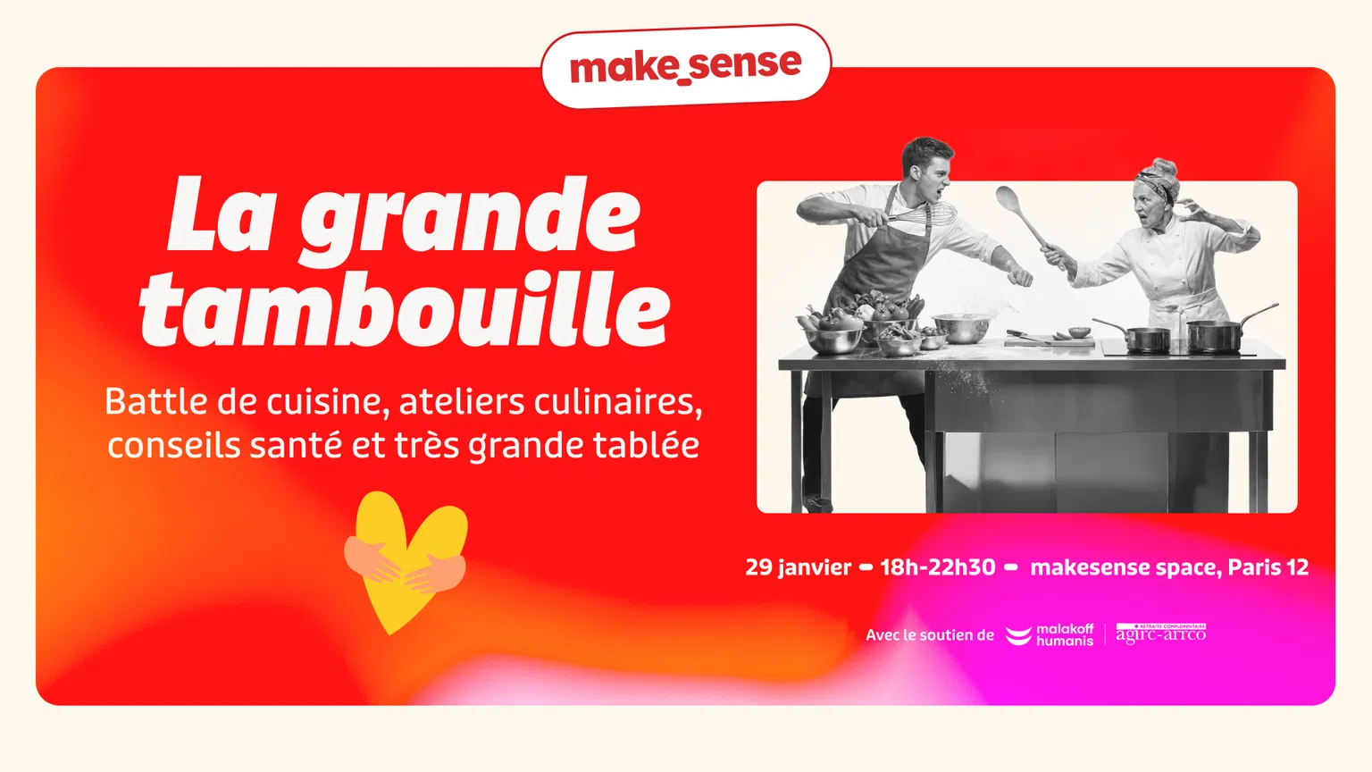 La grande tambouille, soirée gourmande et intergé