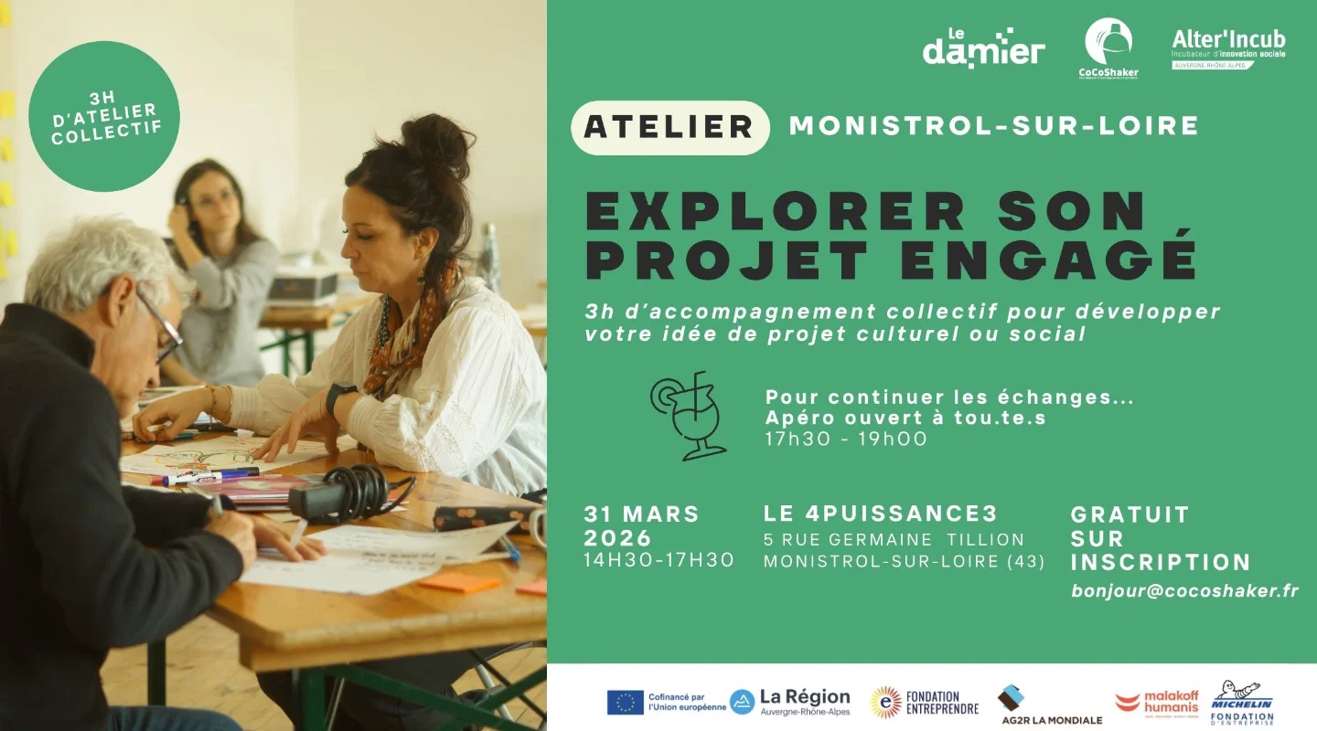 Monistrol-sur-Loire | Atelier Explorer son projet engagé