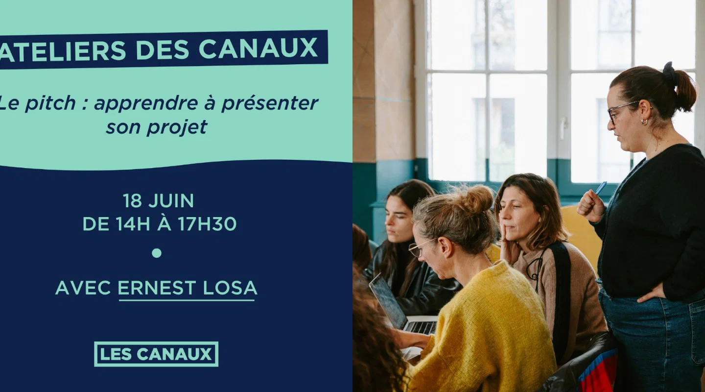 Atelier -  Le pitch : apprendre à présenter son projet (18/06)