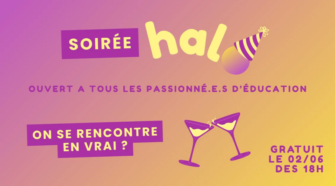 👋 Passionné.e.s d'éducation, on se rencontre en vrai sur Paris ! 🍻