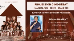 Projection ciné-débat au Grand Rex de The Cost of Growth le 16 juin 