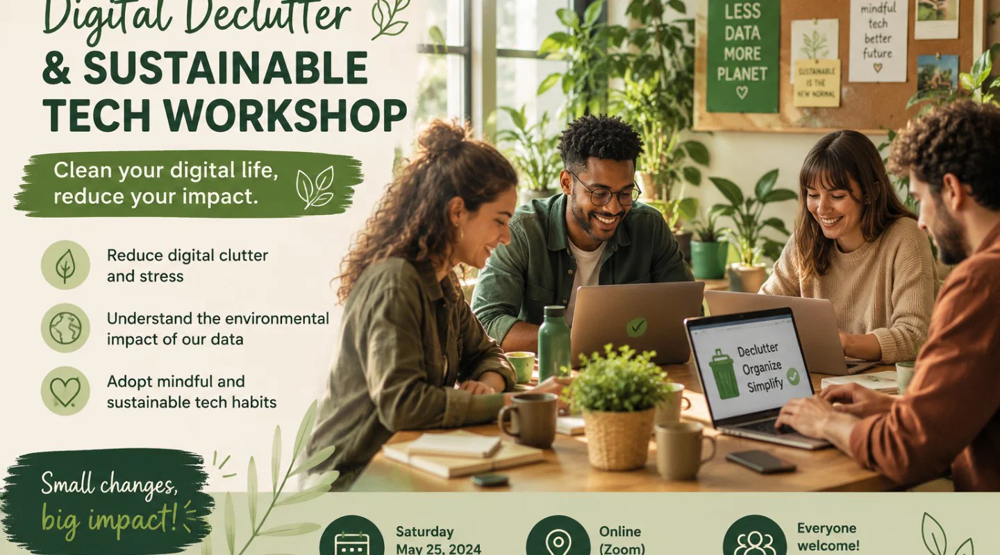 Digital Declutter & Sustainable Tech Workshop