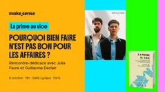 La prime au vice, rencontre-dédicace avec Julia Faure et Guillaume Declair 