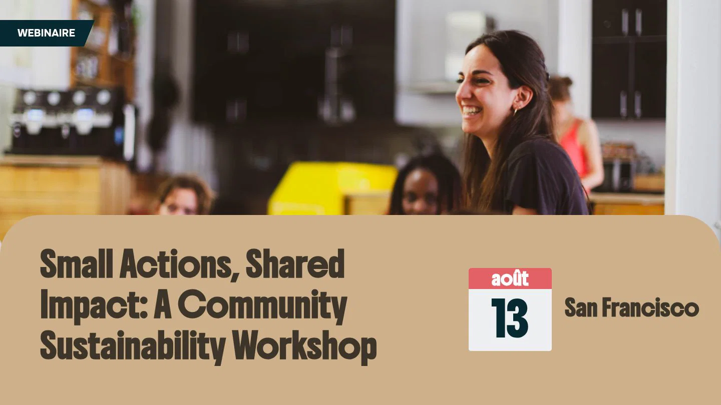 Small Actions, Shared Impact: A Community Sustainability Workshop