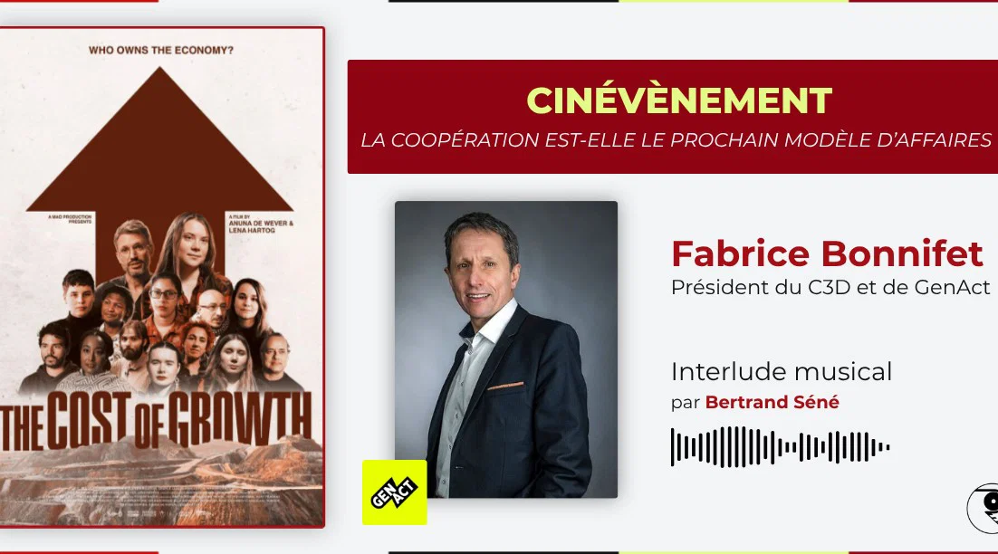 FABRICE BONNIFET : Cinévénement du film "THE COST OF GROWTH" au Grand Rex le 13 Octobre ! !